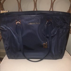 Michael Kors Connie Nylon Diaper Baby Bag in Navy